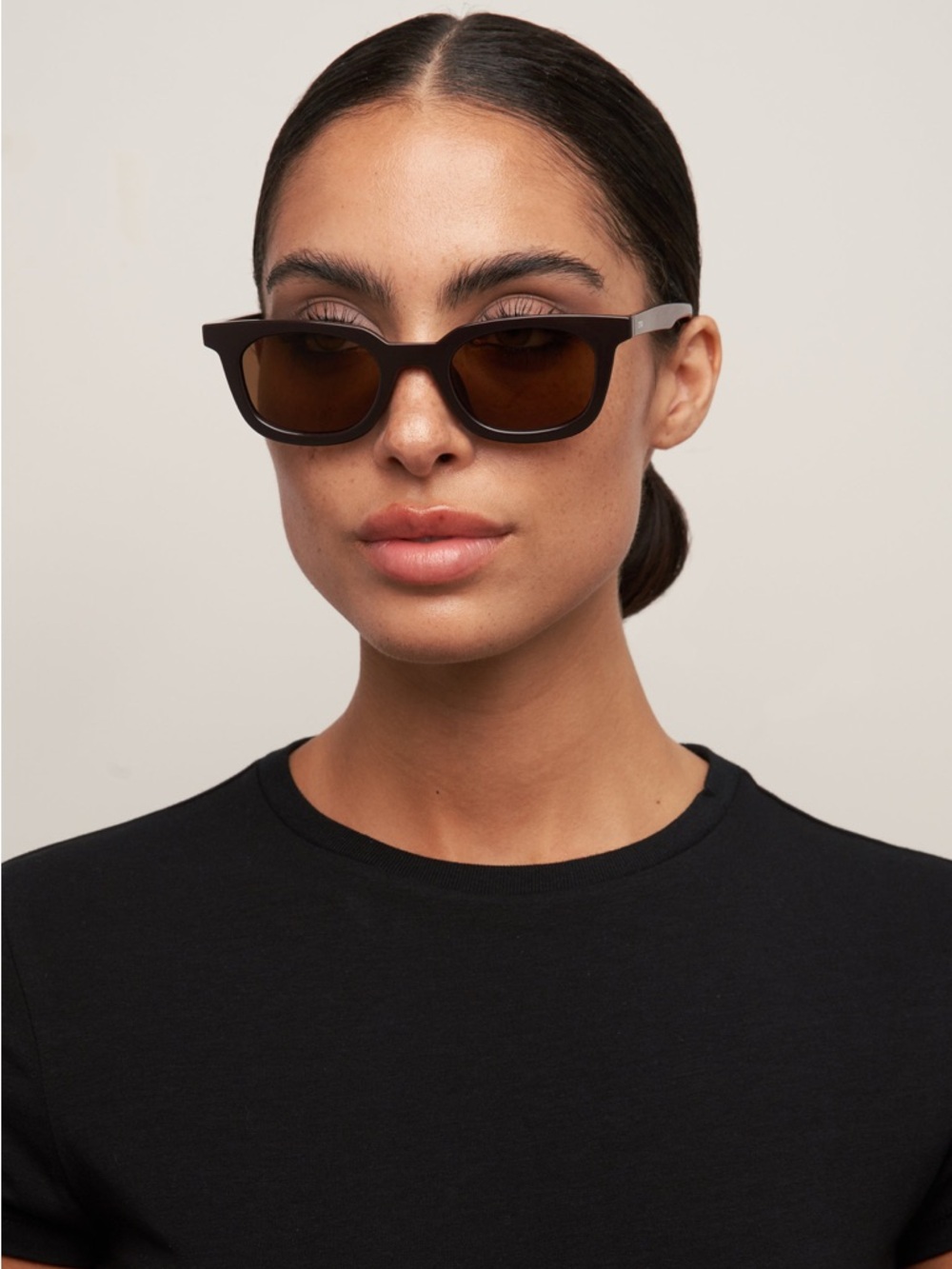 Otra Eyewear Nia Dark Chocolate Brown Sunglasses